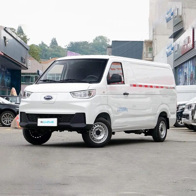 Pure Electric Chery Karry Electric Van 0.5h Fast Charging 4 Doors 2 Seats Karry Porpoise Truck Delivery Cargo Vehicle