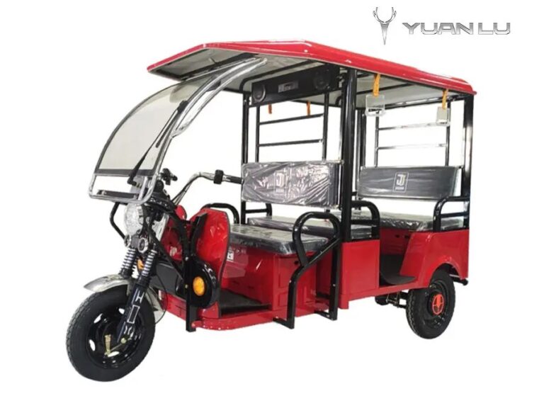 Electric Tricycle Rickshaw 60V1000W Brushless DC Motor Sightseeing Electric Tricycle