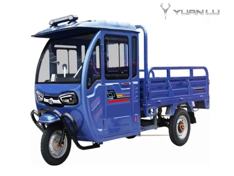 Winter Half Shed New Electric Tricycle Three-wheeled Adult Cargo Carrying Trike Capacity 1200w 1000KG Loading