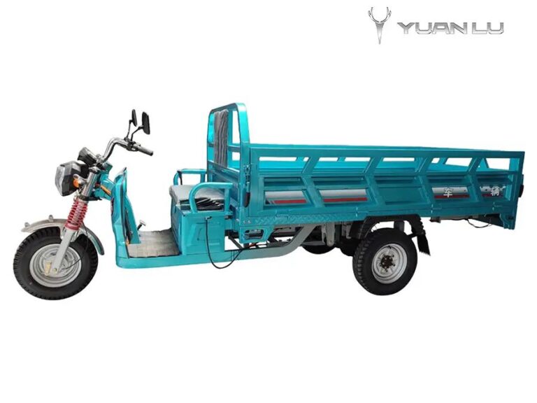 Powerful Motor Farm Use 2000W Motor 60V120Ah Lead Acid Battery Electric Cargo Tricycle For Adult